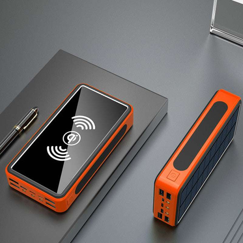 High Capacity Solar Power Bank for Reliable On-the-Go Charging