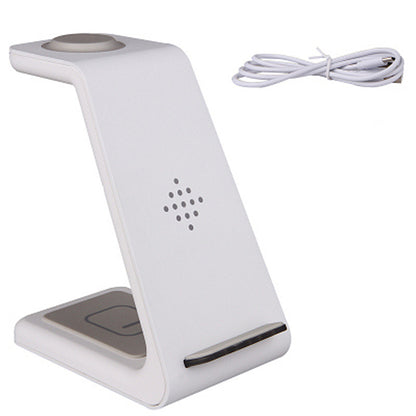 Wireless Charger for iPhone 12 - Three-In-One Charging Stand for iWatch 6 and Fast Charging Base