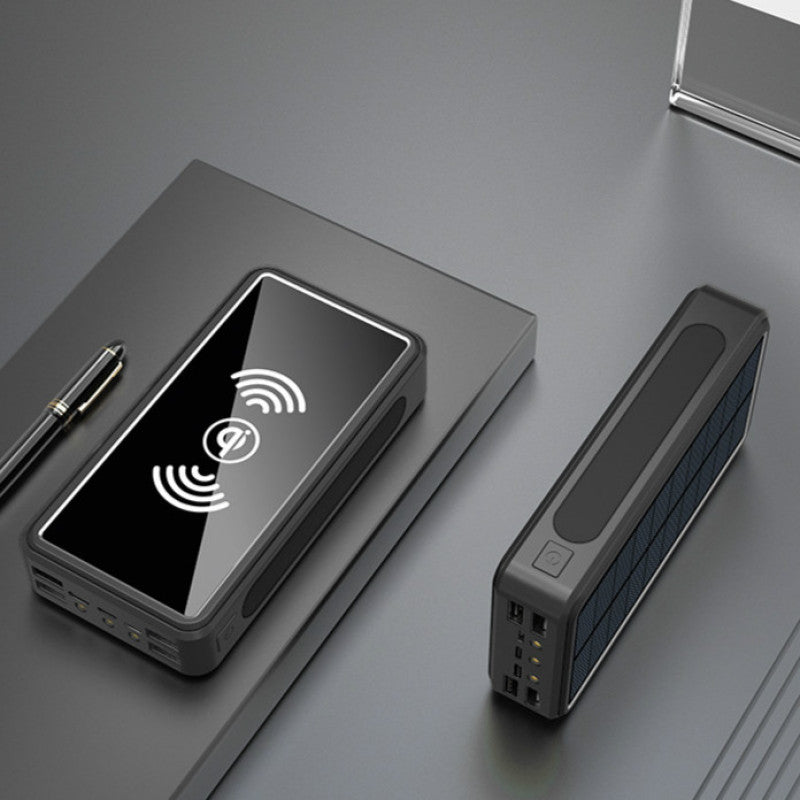 High Capacity Solar Power Bank for Reliable On-the-Go Charging