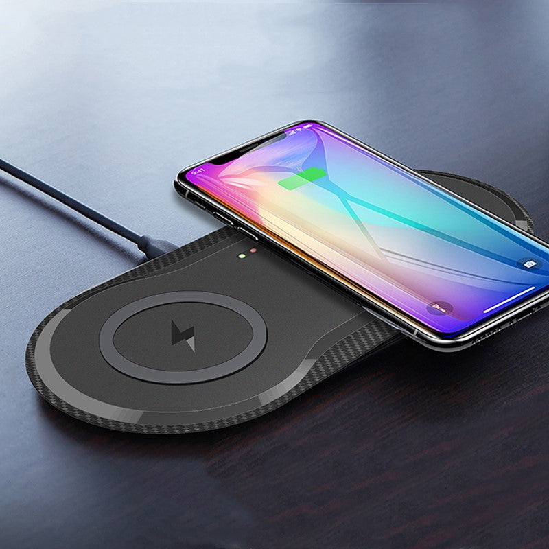 Wireless Dual Phone Charger - Fast & Convenient Charging Solution