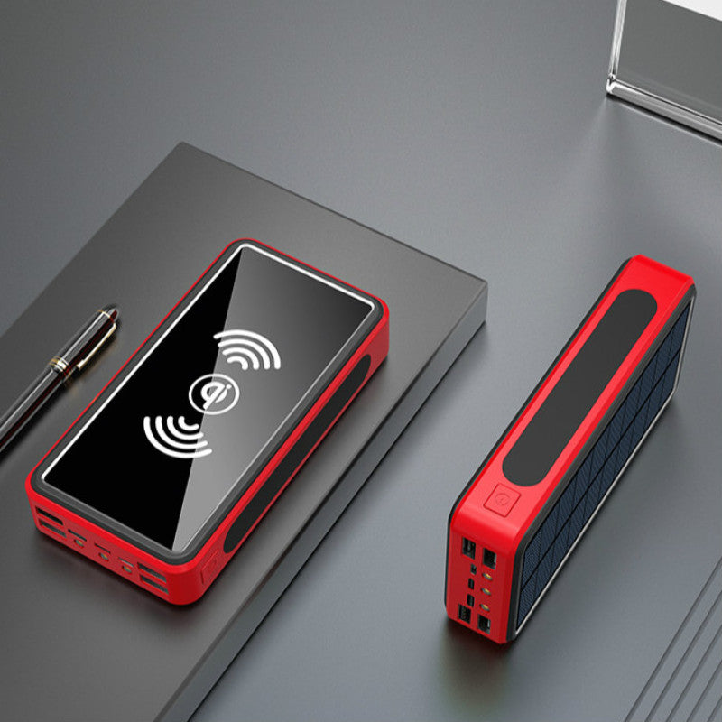 High Capacity Solar Power Bank for Reliable On-the-Go Charging