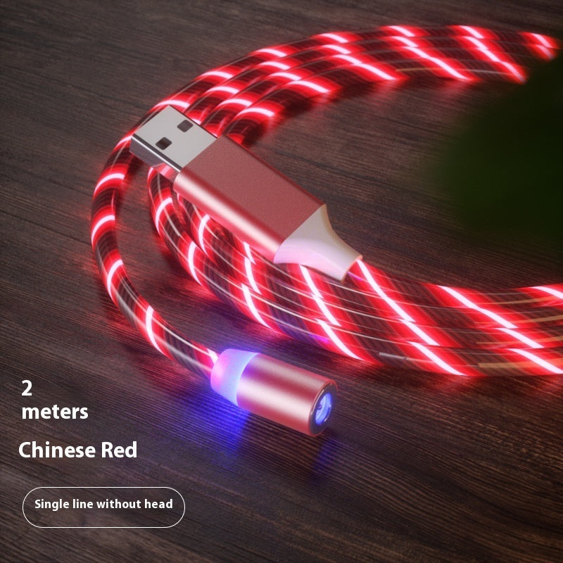 Magnetic Fast Charging Cable - Streamer LED Magnet Charger for Lighting and Micro USB Type-C