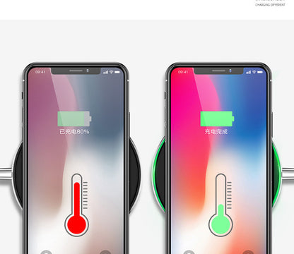 Wireless Charger for iPhone and Samsung - Fast High-Speed Charging Pad