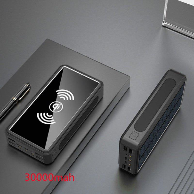 High Capacity Solar Power Bank for Reliable On-the-Go Charging