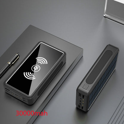 High Capacity Solar Power Bank for Reliable On-the-Go Charging