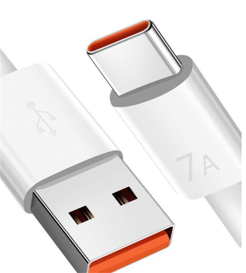 7A Fast Charging Type-C Cable for Super Fast Mobile Phone Charging