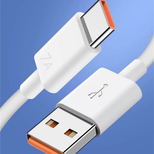 7A Fast Charging Type-C Cable for Super Fast Mobile Phone Charging